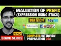 Evaluation of Prefix Expression using Stack in Data structure \u0026 Algorithms Hello World Hindi