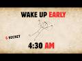 Wake Up at 4:30 AM Consistently (Even If You Sleep Late) || how to wake up early in the morning