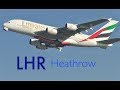 *Sunny Day Departures Compilation*RW27R, London Heathrow Incl. A380s, BA BOAC Retro Livery ✈️