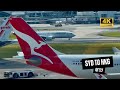 QANTAS A330-300 QF127 Economy Class - Sydney to Hong Kong, VH-QPD, Great Views Of Sydney (4K)