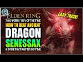 BEST HOW TO BEAT Ancient Dragon Senessax EASY GUIDE | Elden Ring DLC