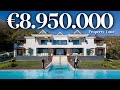Inside €8.950.000 Unique Hilltop Modern MEGA MANSION in Marbella, Spain | Drumelia Tour
