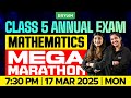 Class 5 Maths | Mega Marathon - Annual Exam 2025 | Xylem Class 5