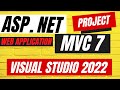 How to Create Your First ASP NET Core MVC .NET 7 Web Application Project in Visual Studio 2022