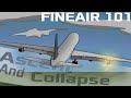 Fine Air Flight 101 crash animation Ascent And Collapse