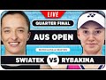 SWIATEK vs RYBAKINA • Australian Open 2026 QF • LIVE Tennis Watchalong