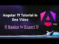 Angular 19 Tutorial | Full Angular Course In One Video | Learn Angular From Scratch