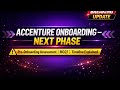 Accenture Onboarding Next Phase 🚨 Pre-Onboarding Assessment, MCQ \u0026 Timeline Explained
