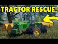 I Rescued an ABANDONED Tractor in APM | Roblox American Plains Mudding
