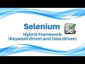 Selenium Video training  Datadriven Framework and hybrid framework comparison