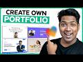How to Build Your Own Portfolio Website in Minutes with AI ! 🤯