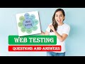 Web Testing Questions \u0026 Answers | Web Testing Interview Questions | Web Testing Q\u0026A Part 1