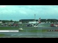 'Flames coming out' of Heathrow emergency landing plane