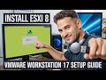 How To Install \u0026 Configure ESXi 8 In a VMware Workstation 17 Pro | Deploy ESXi 8 VMware Workstation