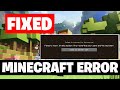 How To Fix Minecraft Failed to Login Invalid Session Try Restarting Your Game Error - NEW 2026 ✅🎮