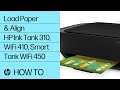 Load Paper, Print Alignment Page HP Ink Tank 310, 410 and 450 Series | HP Support