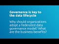 The benefits of a federated data governance model