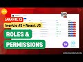 🔥 Laravel 12 + React JS + Spatie Roles \u0026 Permissions with Starter Kit