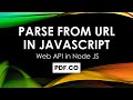 How to Parse from URL (Node.js) in JavaScript using PDF.co Web API