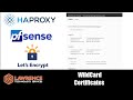 (Updated Video In Description) Creating pfsense Let's Encrypt Wildcard Certificates using HAProxy