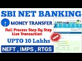 How To Transfer Money From SBI Bank Account | SBI Net Banking Money Transfer | NEFT, RTGS, IMPS.