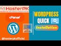 One-Click WordPress Installation on cPanel | Start Your Website in Minutes