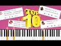 TOP 10 SONGS OF 2018 - VOTED BY SUBSCRIBERS (PIANO EDITION)
