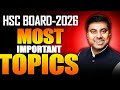 MOST IMPORTANT TOPICS || HSC BOARD-2026 || MUKESH SIR #hscboard  #pgmn