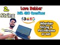 Check whether string is palindrome or not | Love Babbar DSA string solution | leetcode