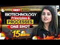🧪 Biotechnology Principles and Processes One Shot in 15 Minutes ⚡ | NEET 2025 🔥 Seep Pahuja