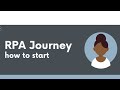 How to Start your journey In RPA