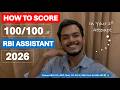 Clear RBI Assistant in First Attempt | ❌Don't Over Plan It!