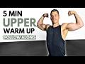 5 Min UPPER BODY WARM UP | No Equipment | Follow Along