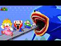 Super Mario Bros. but Mario Team Escapes SHIN SONIC EATER | Game animation