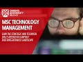 MSc Technology Management | Queen's Business School