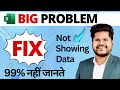 FIX Excel Big Problem -  Excel Opening Blank Workbook ( Not Showing Data )