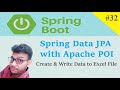 Spring Boot using Apache POI (Create/Write Excel) [Hindi] #32