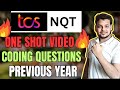 TCS NQT (One Shot) Previous Year Coding Questions Solutions | TCS NQT 2026 Preparation