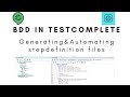 BDD in TestComplete | Generating And Automating StepDefinition files