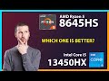 AMD Ryzen 5 8645HS vs INTEL Core i5 13450HX Technical Comparison
