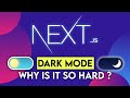 Dark Mode Persistence with Next.js is Harder than with plain React (MUI example)