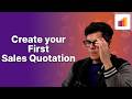 Create your First Sales Quotation | Odoo Sales