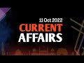 11 October 2022 Daily Current Affairs ll 10 Important Current Affairs MCQs