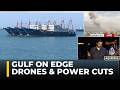 Gulf tensions rise: Drones intercepted, power cuts in Kuwait, Hormuz crisis deepens.