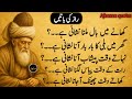 Rumi quotes Urdu | Hikmat ki batain | Urdu quotes heart touching | best life-changing quotes
