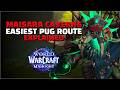 Updated EASIEST Pug Route For Maisara Caverns | ANY Keystone Level | Midnight Season 1