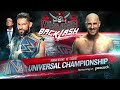 WWE WrestleMania Backlash 2021 Official and Full Match Card