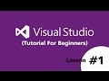 Visual Basic.Net 2015 (Beginners) | How to Create New Project and Run - Part 1