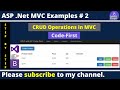 🚀 CRUD Operations in ASP.NET MVC5 using Entity Framework Code First \u0026 SQL Server | Full Tutorial