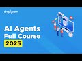 AI Agents Full Course 2026 | AI Agents Tutorial for Beginners | How to Build AI Agents | Simplilearn